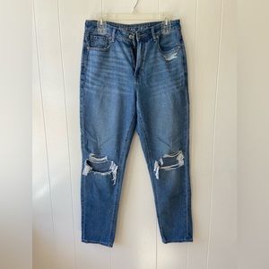 American Eagle Ripped Mom Jeans